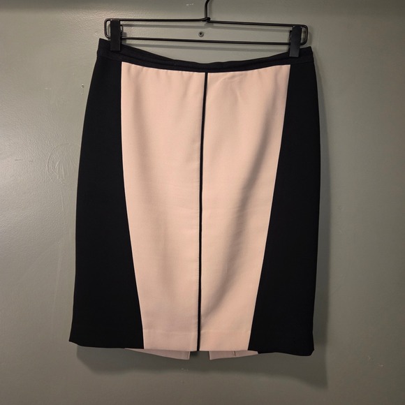 Ann Taylor Dresses & Skirts - Ann Taylor Women's Pencil Skirt Size 10 Petite Cream Black Professional Office